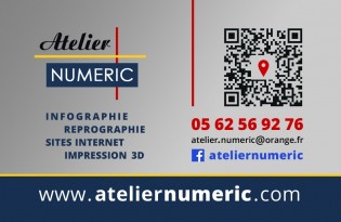 CARTES DE VISITES / IDENTITÉ by Atelier NUMERIC